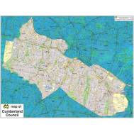 Cumberland Council LGA Classic Map 1:15k